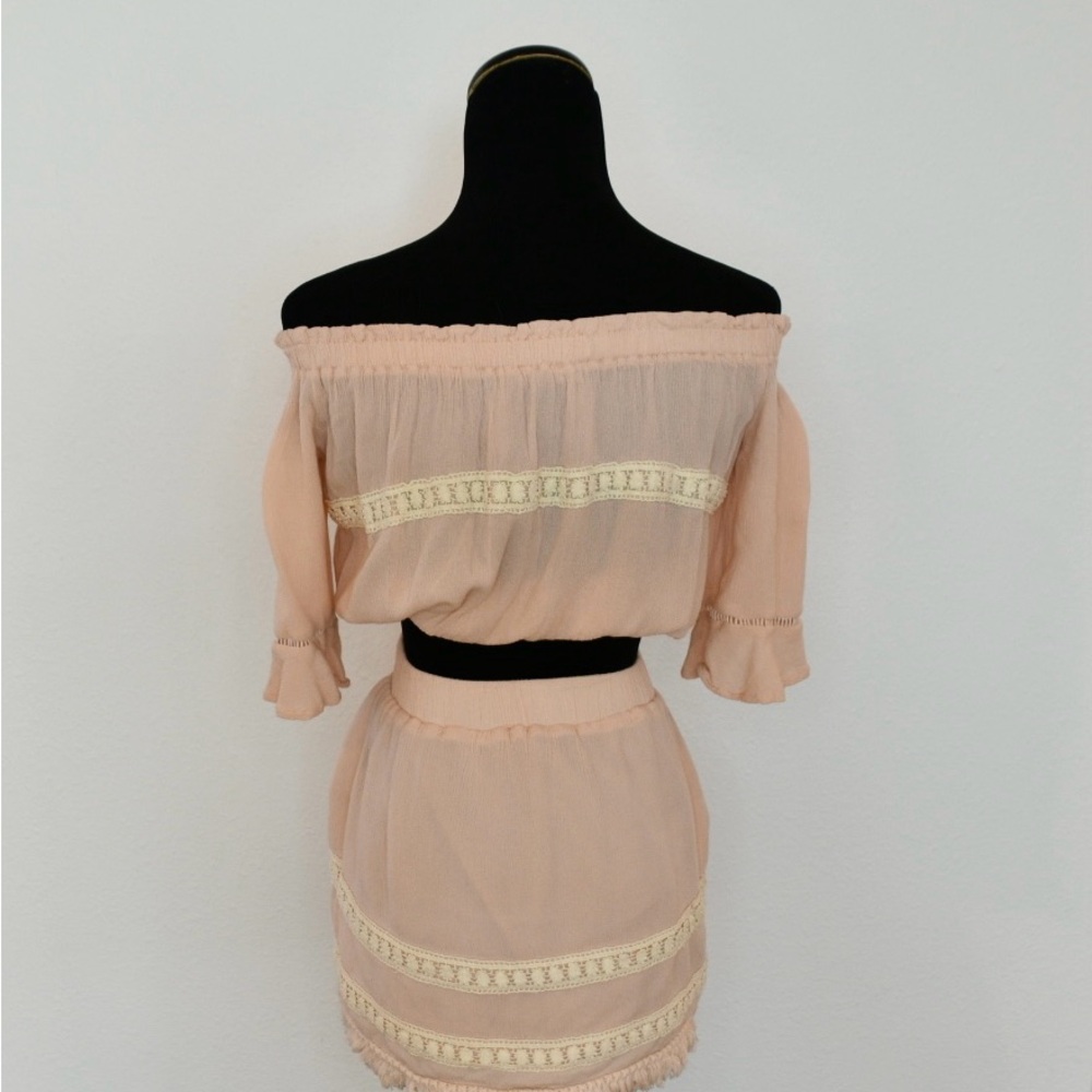 Ecru Lab 2 piece skirt/blouse - Picture 2 of 3